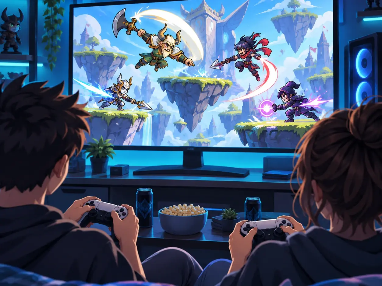 Brawlhalla — бесплатная игра в Steam на двоих за одним компьютером