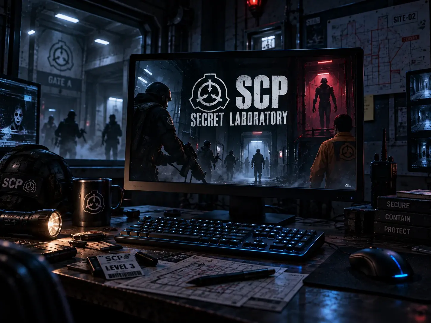 SCP Secret Laboratory — бесплатный сетевой хоррор в Steam