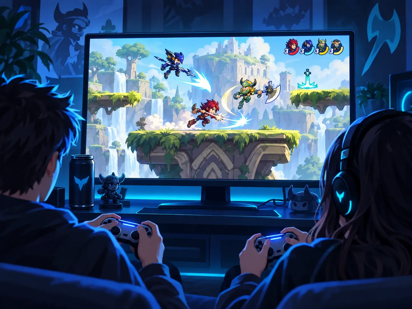 Brawlhalla — игра на двоих на одном ПК для коротких поединков